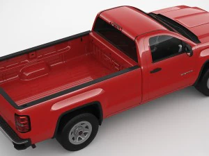 2018 gmc sierra 1500 regular cab 3D Model