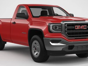 2018 gmc sierra 1500 regular cab 3D Model