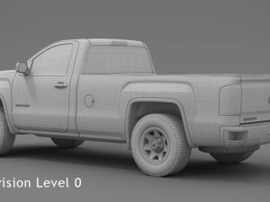 2018 gmc sierra 1500 regular cab 3D Model