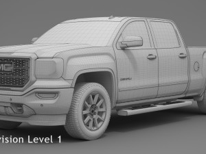 2018 gmc sierra 1500 denali Model 3D