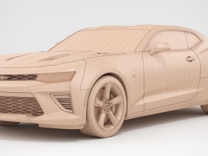 chevrolet camaro 2018 Modello 3D