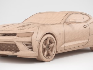 chevrolet camaro 2018 Modello 3D
