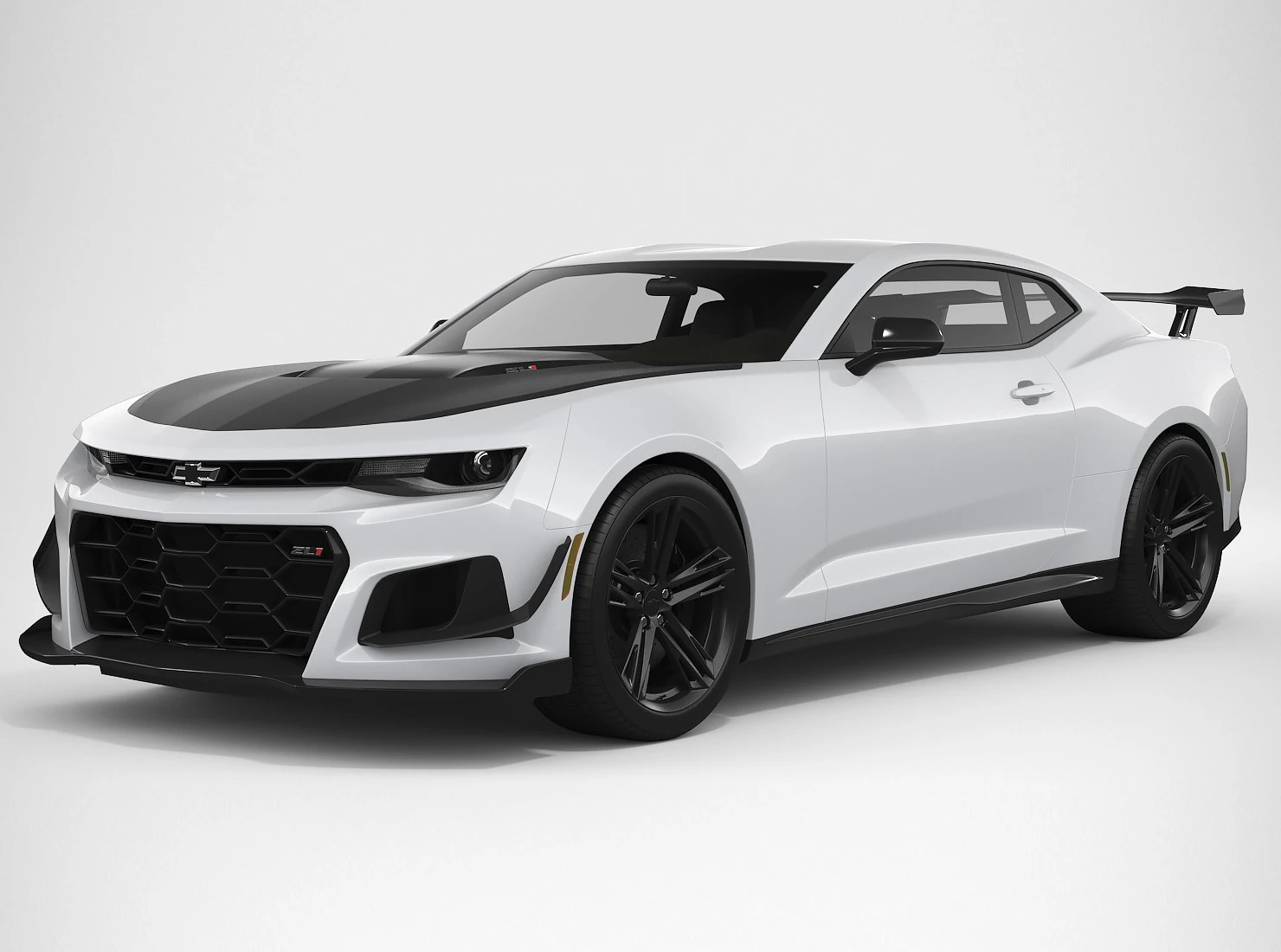 chevrolet camaro zl1 1le 2018 3D Model .c4d .max .obj .3ds .fbx .stl .blend 
