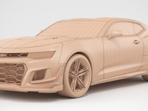 chevrolet camaro zl1 1le 2018 3D Модель