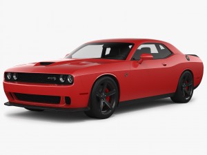dodge challenger srt hellcat 2018 3Dモデル