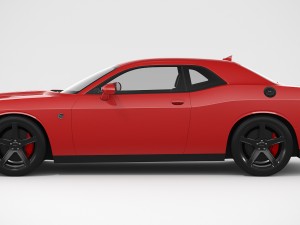 dodge challenger srt hellcat 2018 Model 3D
