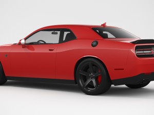 dodge challenger srt hellcat 2018 Model 3D