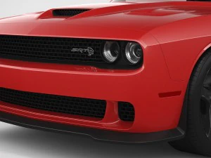 dodge challenger srt hellcat 2018 3D Model