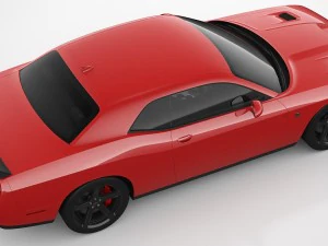 dodge challenger srt hellcat 2018 3D Model