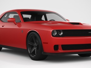 dodge challenger srt hellcat 2018 Model 3D