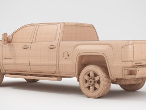 2018 gmc sierra 2500hd Modelo 3D