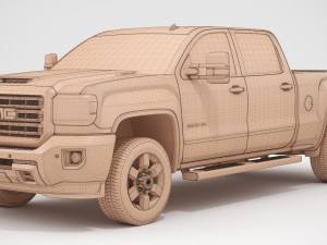 2018 gmc sierra 2500hd Modelo 3D
