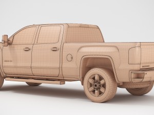 2018 gmc sierra 2500hd Modelo 3D