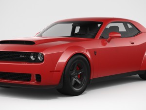 dodge challenger srt demon 2018 Model 3D