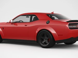 dodge challenger srt demon 2018 3D Model