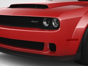 dodge challenger srt demon 2018 Model 3D