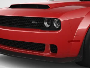 dodge challenger srt demon 2018 3D Model