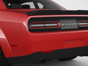 dodge challenger srt demon 2018 Model 3D