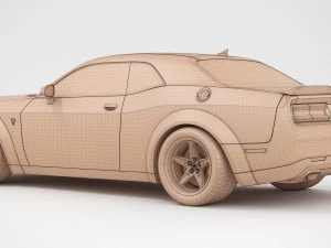 dodge challenger srt demon 2018 3D Model