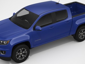 chevrolet colorado z71 2018 3D 模型