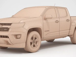 chevrolet colorado z71 2018 Modelo 3D