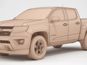 chevrolet colorado z71 2018 Modelo 3D