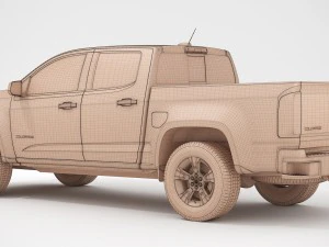 chevrolet colorado z71 2018 Modelo 3D