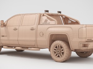 2018 gmc sierra 2500hd all terrain x Modèle 3D