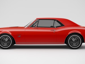 chevrolet camaro ss 1967 3D 모델