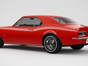 chevrolet camaro ss 1967 3D 모델