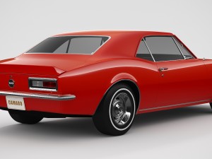 chevrolet camaro ss 1967 3D 모델