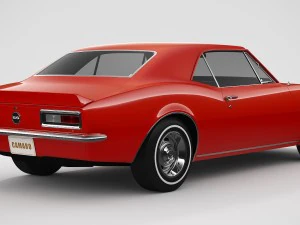 chevrolet camaro ss 1967 3D Model
