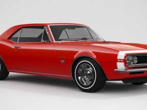 chevrolet camaro ss 1967 3D 모델