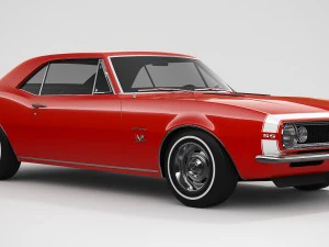 chevrolet camaro ss 1967 3D Model