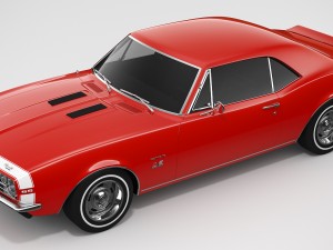 chevrolet camaro ss 1967 3D 모델