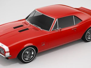 chevrolet camaro ss 1967 3D Model