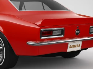 chevrolet camaro ss 1967 3D Model