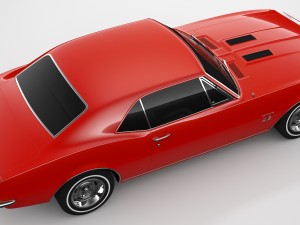 chevrolet camaro ss 1967 3D 모델