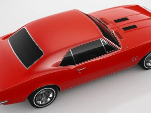 chevrolet camaro ss 1967 3D Model