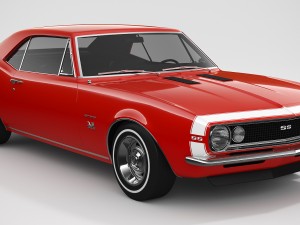 chevrolet camaro ss 1967 3D 모델