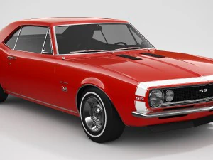 chevrolet camaro ss 1967 3D Model