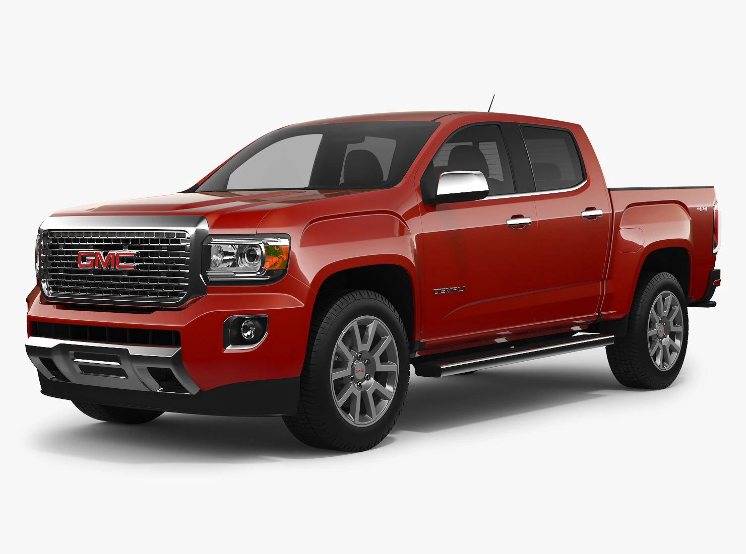 gmc canyon denali 2018 3D Model .c4d .max .obj .3ds .fbx .stl .blend