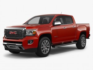 gmc canyon denali 2018 3D Model