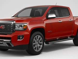 gmc canyon denali 2018 3D Model