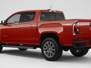 gmc canyon denali 2018 3D Model