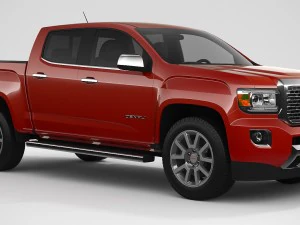 gmc canyon denali 2018 3D Model
