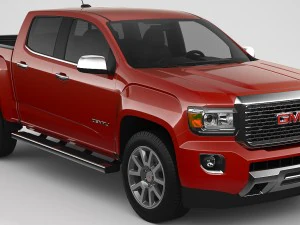 gmc canyon denali 2018 3D Model