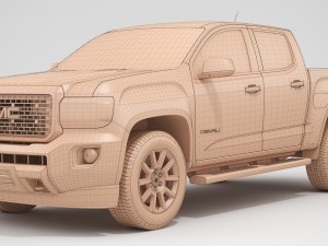 gmc canyon denali 2018 Model 3D