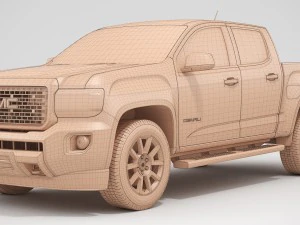gmc canyon denali 2018 3D Model