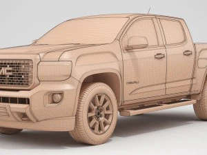 gmc canyon denali 2018 3D Model